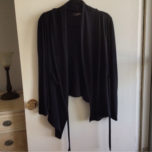 Sympli Wrap Sweater - Picture 2 of 6